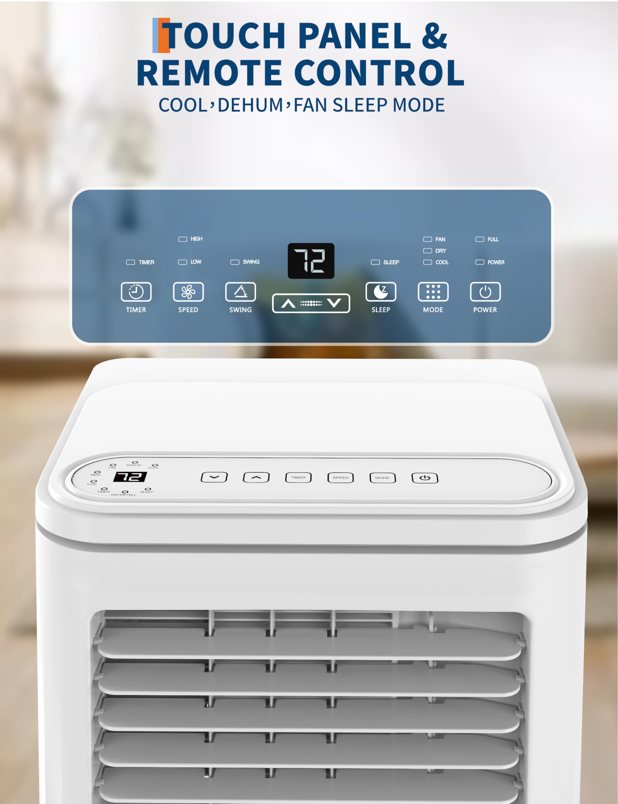Amazon.com: 8,000 BTU Portable Air Conditioners, Quiet Portable